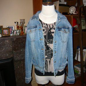 ZARA Distressed Jean / Denim Jacket